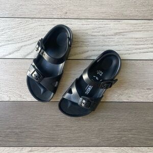 Kids Birkenstock Black Sandals